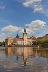 Fototapeta premium Old Town water-tower (1577) in Prague. UNESCO site
