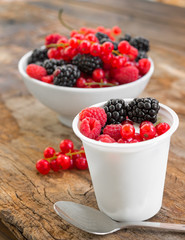 yougurt with wild berries