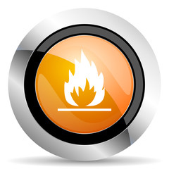 flame orange icon