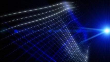 futuristic wave background design with lights