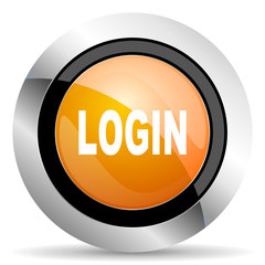 login orange icon