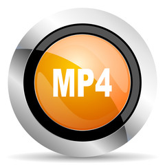 mp4 orange icon