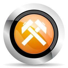 mining orange icon