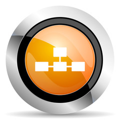 database orange icon