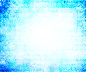 Grunge blue background