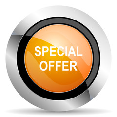 special offer orange icon