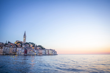 Old city core in Rovinj