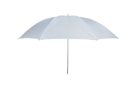 white umbrella on a white background