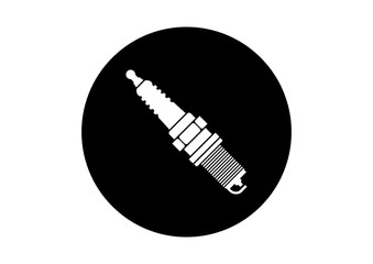 Icon of car spark plug
