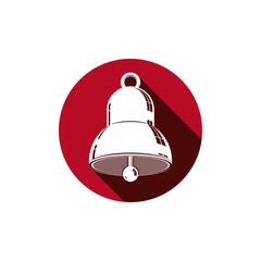 Time is running out theme symbol. Alarm conceptual graphic vecto