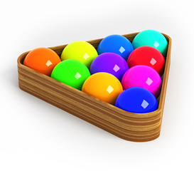 billiard balls