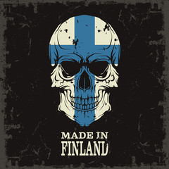 Skull color of the flag