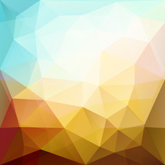 Vector abstract geometric background with triangle
