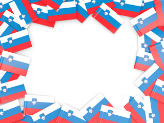 Frame with flag of slovenia
