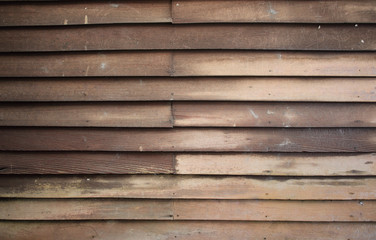 Fototapeta premium Old wood plank brown texture background.