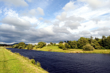 River Dee at Bala in Gwynedd.