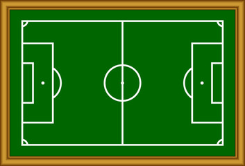 The soccer field scheme.