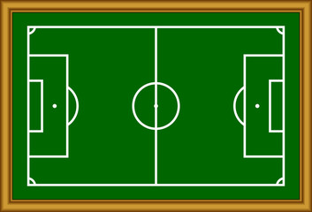The soccer field scheme.