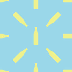 seamless pattern with bottle