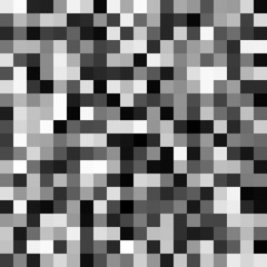 Abstract grayscale pixels noise mosaic pattern