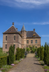Fototapeta na wymiar Front of the castle of Vorden in Gelderland