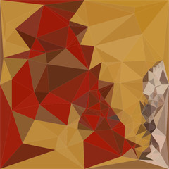 Red Ginger Abstract Low Polygon Background