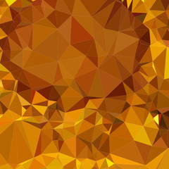 Dark Tangerine Yellow Abstract Low Polygon Background