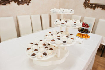 cupcakes and sweets on wedding reception