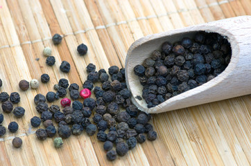 Spices. Spice in Wooden background. Herbs.