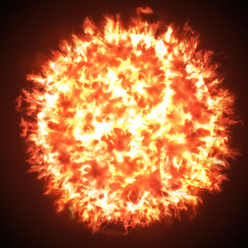 Sun fireball