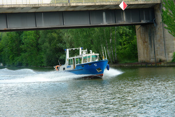Boat of police
