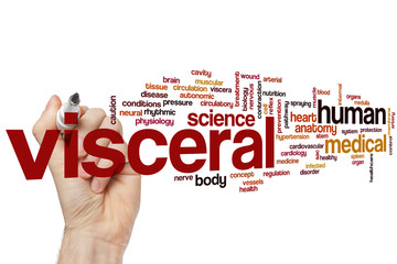 Visceral word cloud