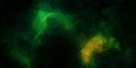 Space low poly background