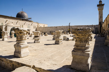 The Temple mount in Jerusalem - obrazy, fototapety, plakaty
