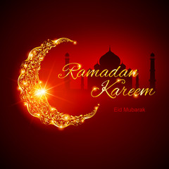 Ramadan Kareem greeting card