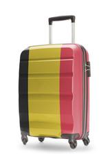 Suitcase with national flag on it - Belgium