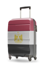 Suitcase with national flag on it - Egypt