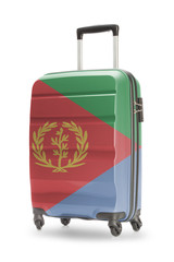 Suitcase with national flag on it - Eritrea