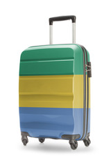 Suitcase with national flag on it - Gabon