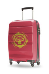 Suitcase with national flag on it - Kyrgyzstan