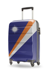 Suitcase with national flag on it - Marshall Islands