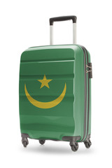 Suitcase with national flag on it - Mauritania