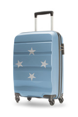 Suitcase with national flag on it - Micronesia