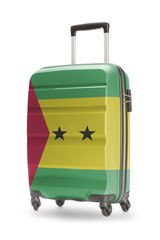 Suitcase with national flag on it - Sao Tome and Principe