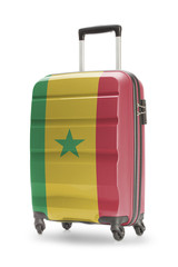 Suitcase with national flag on it - Senegal