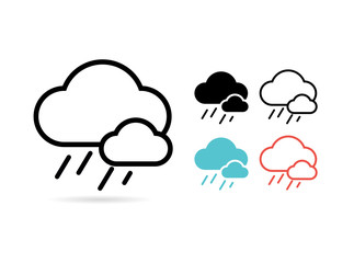 Web cloud icon. Web, Idea, Creative and Weather. Vector stock