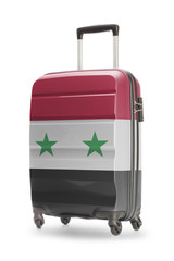 Suitcase with national flag on it - Syria