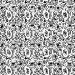 abstract seamless pattern hand draw