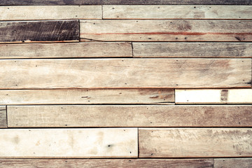 old wood plank wall for background and decoration