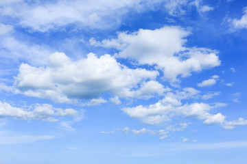 Naklejka na ściany i meble cloud on blue sky
